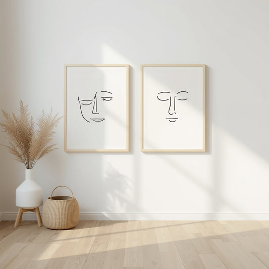 Modern Minimalist Art Collection – Set of 15 Digital Posters (PDF Printable Bundle)