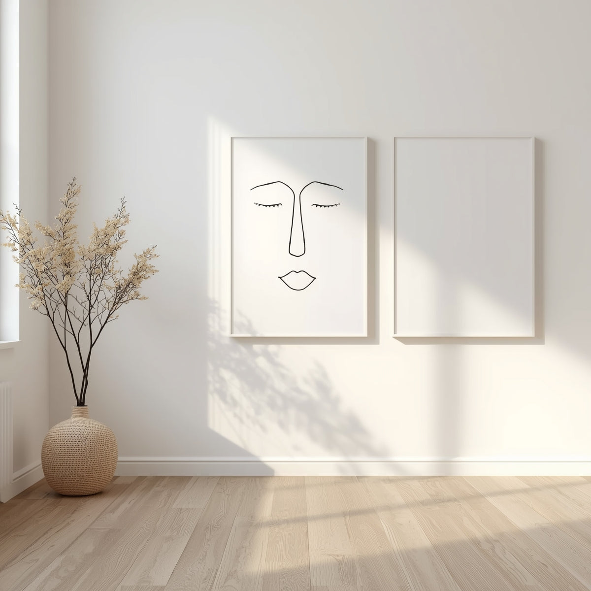 The Art of Simplicity – 1 Abstract Minimal Line Art Posters (Digital Bundle, PDF)